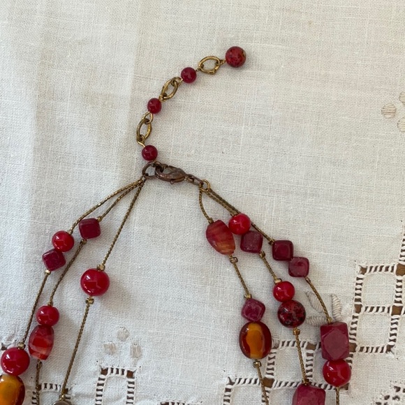 Vintage 3 strand Necklace - Picture 6 of 7
